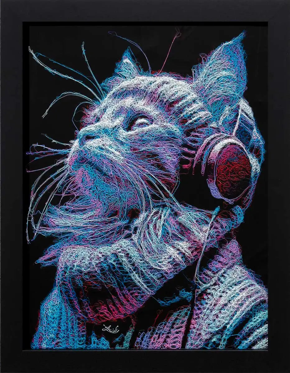 Bright Star - Original - SOLD by artist Zalini - Wyecliffe Galleries