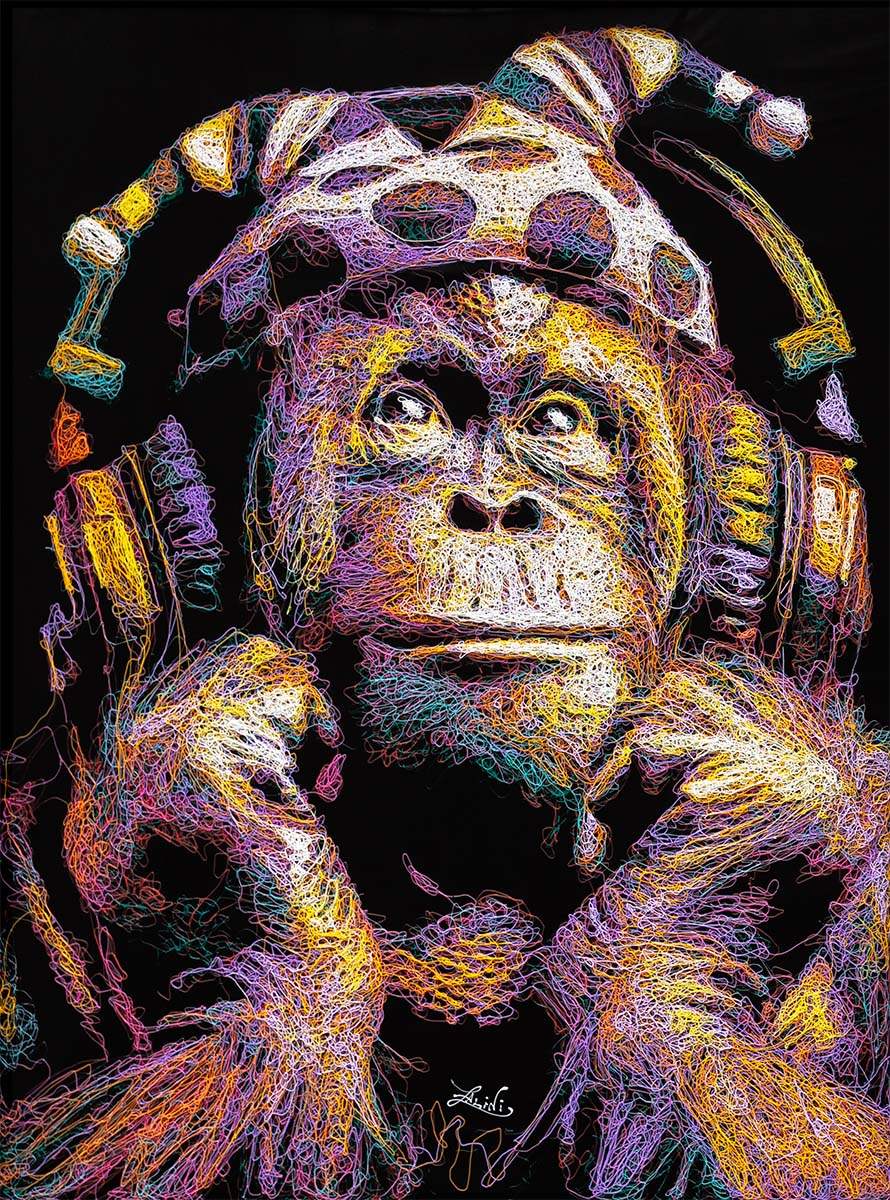 Coco - Original - SOLD by artist Zalini - Wyecliffe Galleries