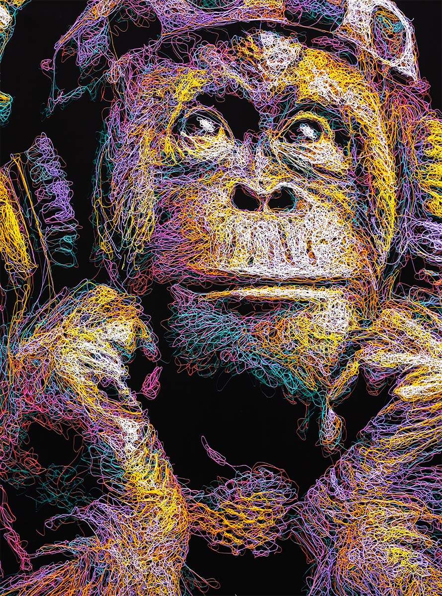 Coco - Original - SOLD by artist Zalini - Wyecliffe Galleries