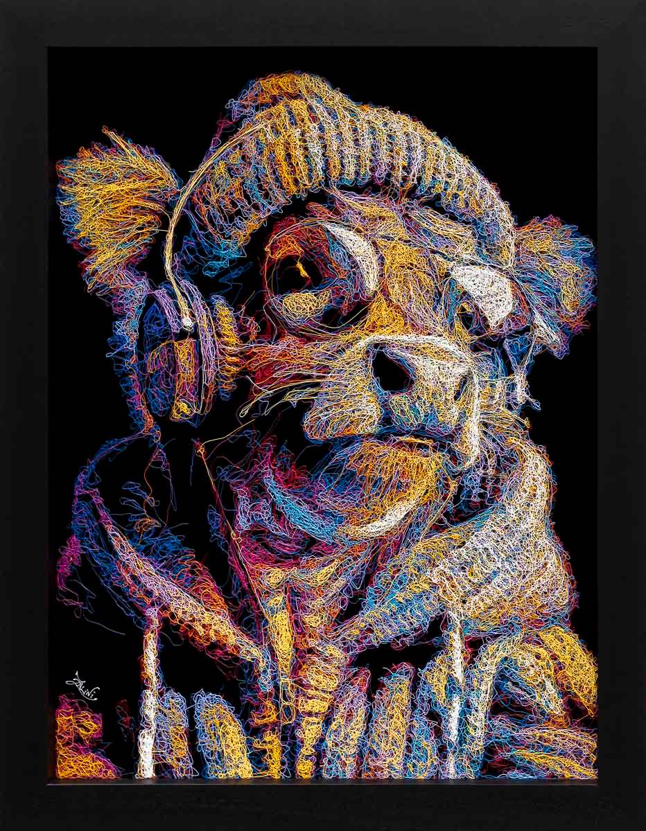 Daisy Moo - Original - SOLD by artist Zalini - Wyecliffe Galleries