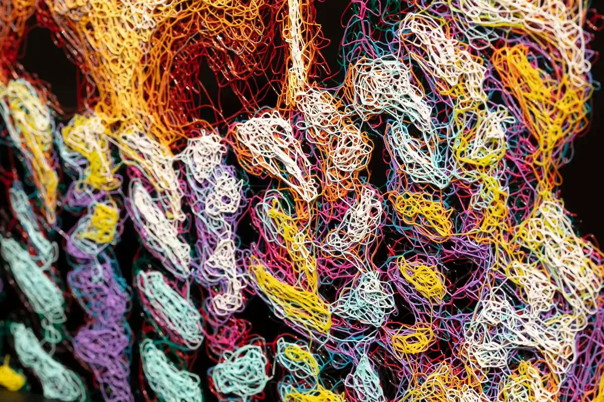 DJ Knitty G - Original - SOLD by artist Zalini - Wyecliffe Galleries