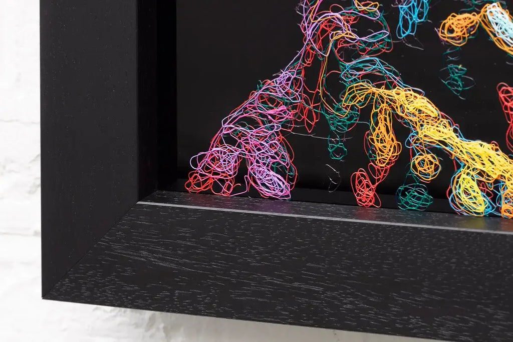 DJ Knitty G - Original - SOLD by artist Zalini - Wyecliffe Galleries