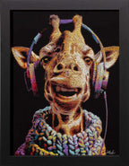 DJ Knitty G - Original - SOLD by artist Zalini - Wyecliffe Galleries