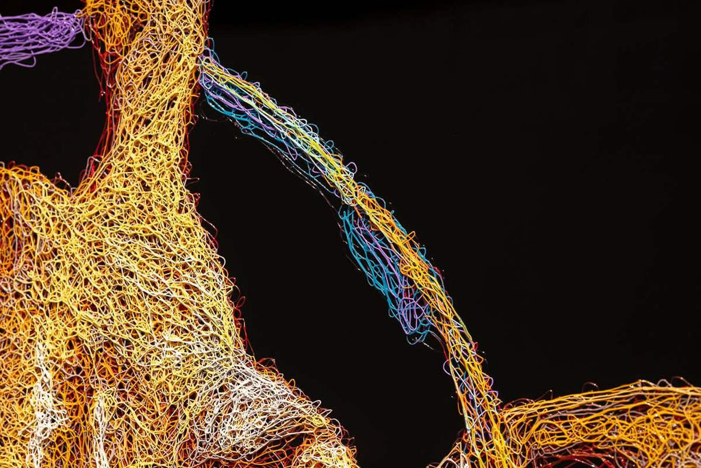 DJ Knitty G - Original - SOLD by artist Zalini - Wyecliffe Galleries