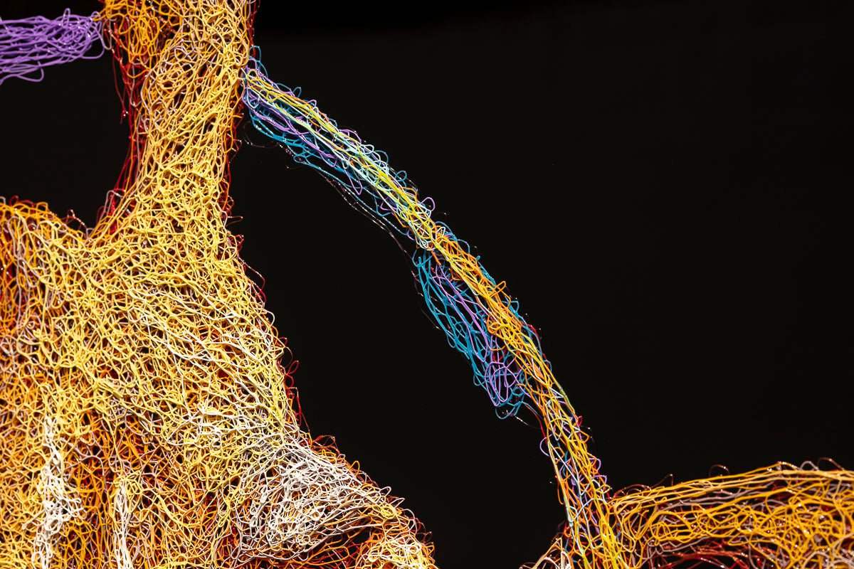 DJ Knitty G - Original - SOLD by artist Zalini - Wyecliffe Galleries