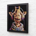 DJ Knitty G - Original - SOLD by artist Zalini - Wyecliffe Galleries