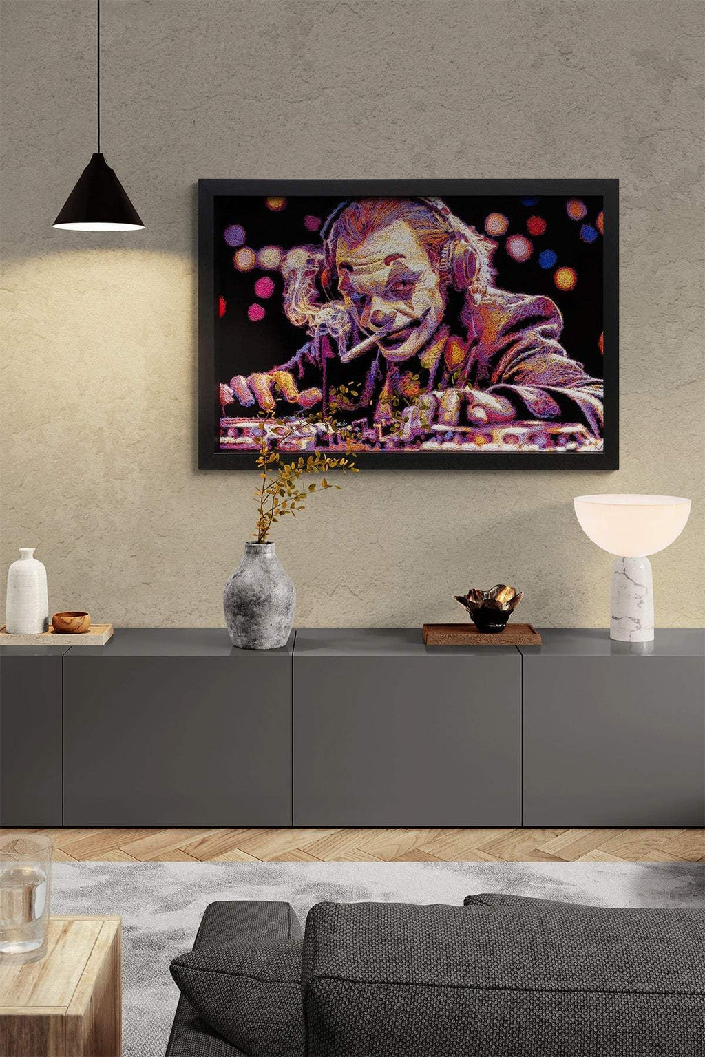 Drop Dead Beatmaster - Original - SOLD by artist Zalini - Wyecliffe Galleries