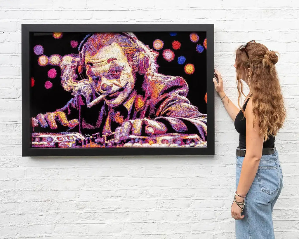 Drop Dead Beatmaster - Original - SOLD by artist Zalini - Wyecliffe Galleries