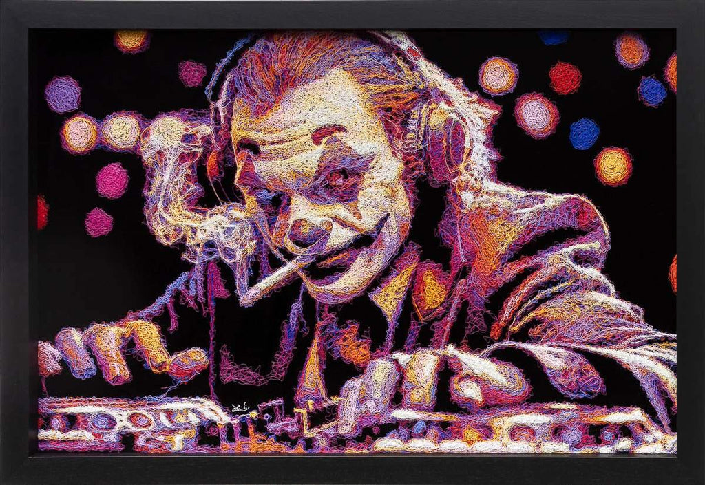 Drop Dead Beatmaster - Original - SOLD by artist Zalini - Wyecliffe Galleries