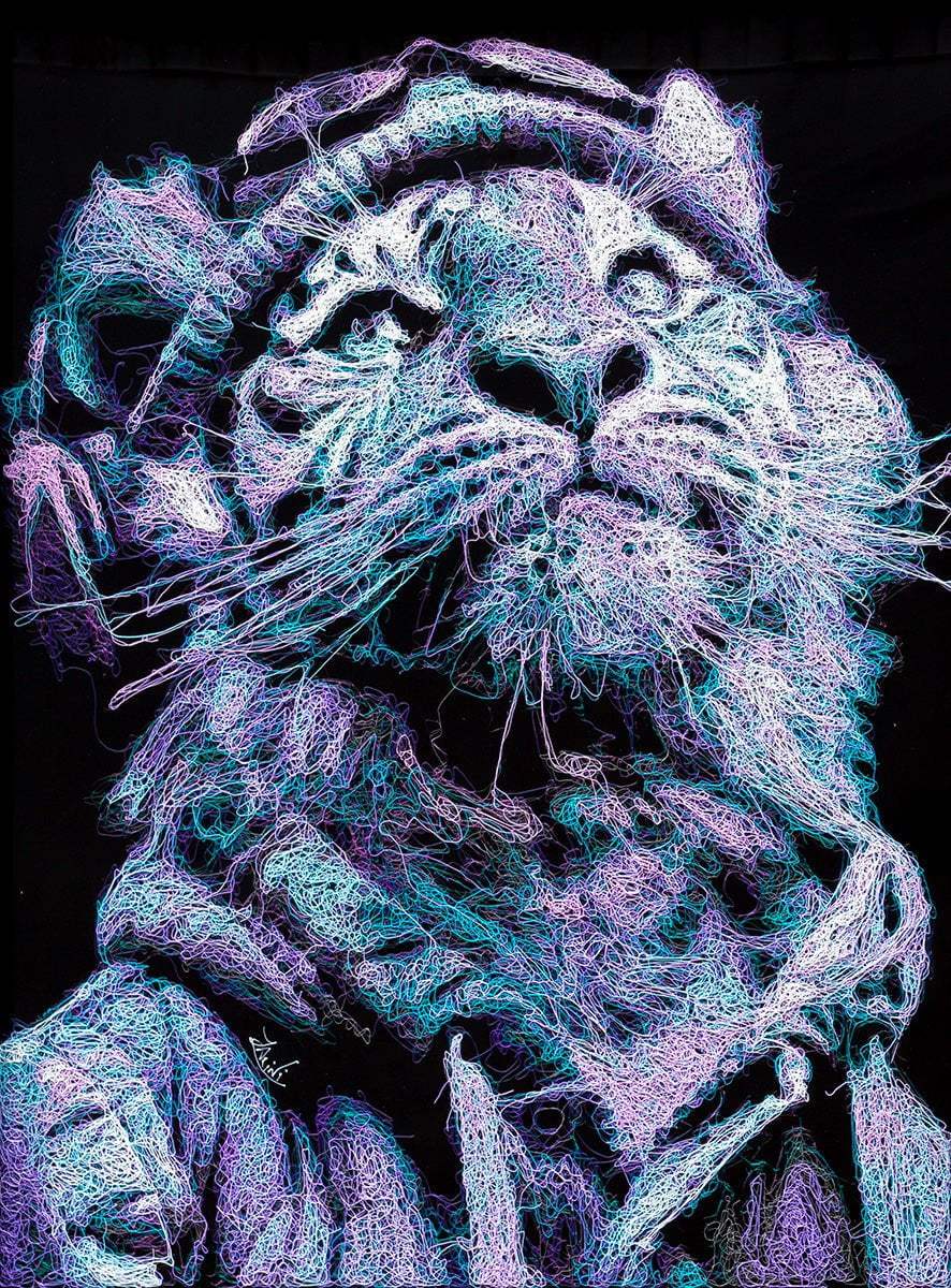 Eclipse - Original - SOLD by artist Zalini - Wyecliffe Galleries