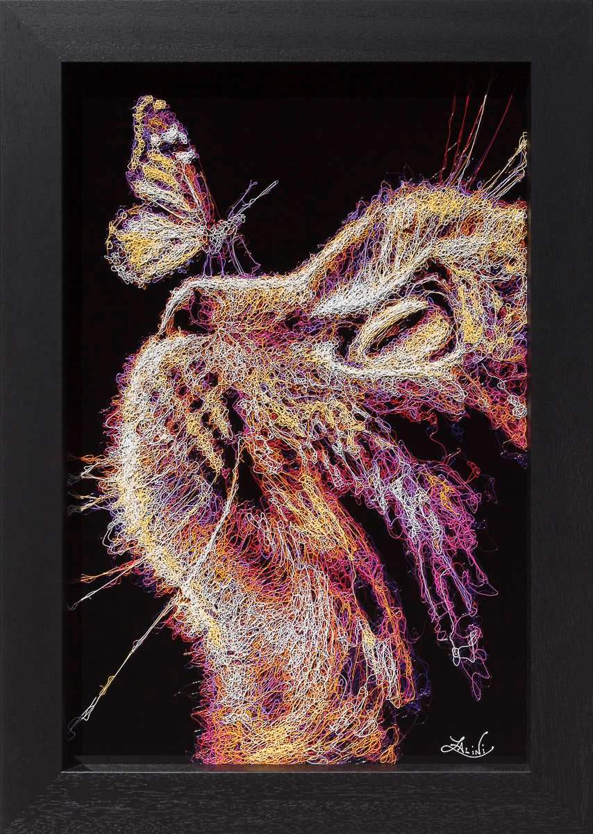 Eye See You - Original - SOLD by artist Zalini - Wyecliffe Galleries