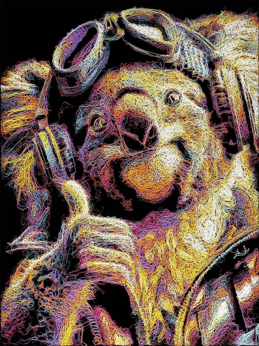 G'day Cobba - Original - SOLD by artist Zalini - Wyecliffe Galleries