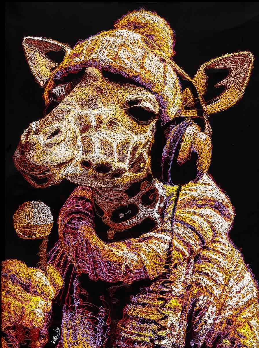 Harmony - Original - SOLD by artist Zalini - Wyecliffe Galleries