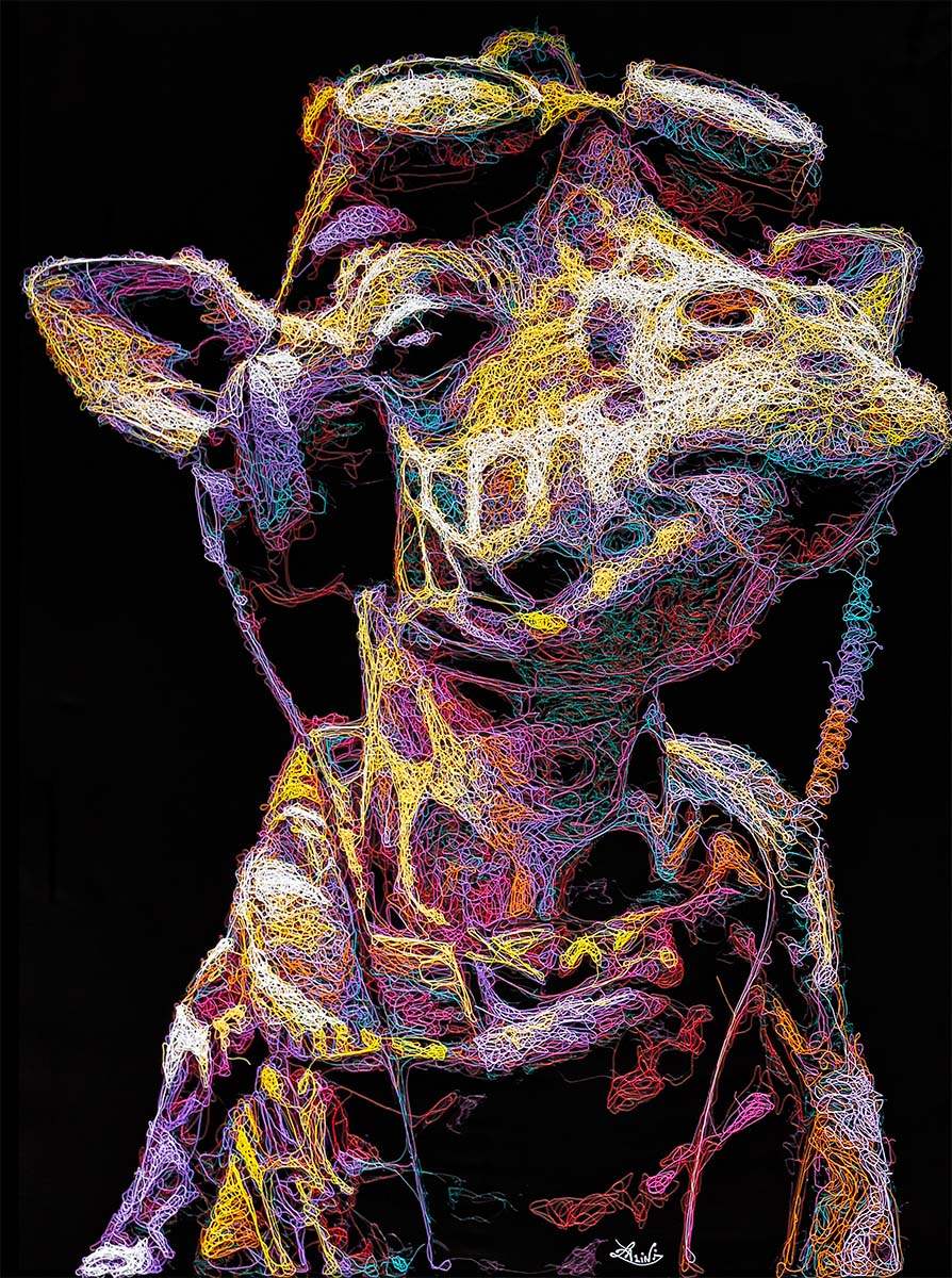 High There - Original - SOLD by artist Zalini - Wyecliffe Galleries