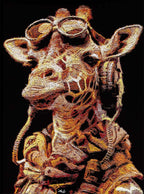 Jenga - Original - SOLD by artist Zalini - Wyecliffe Galleries