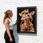 Jenga - Original - SOLD by artist Zalini - Wyecliffe Galleries