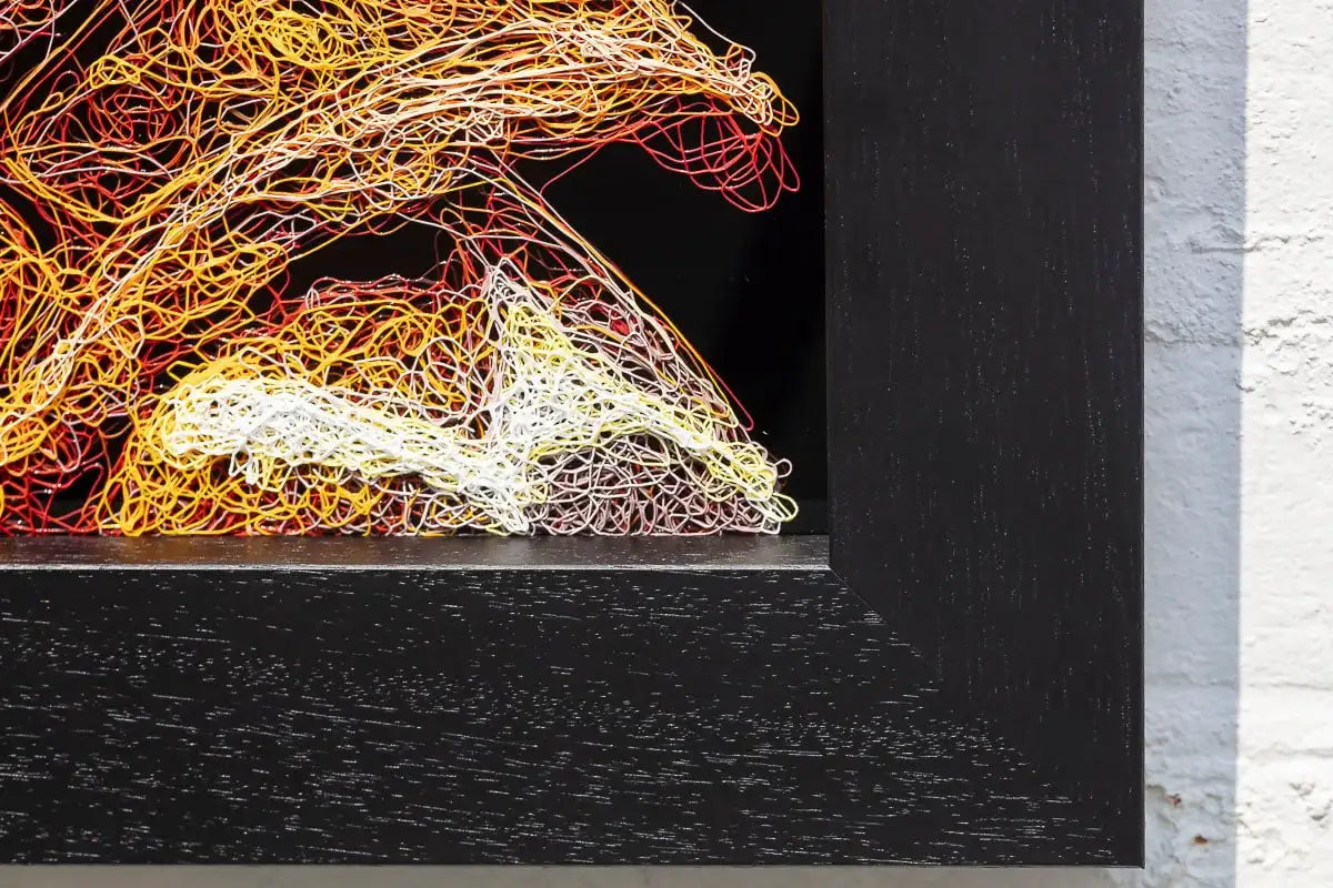 Jenga - Original - SOLD by artist Zalini - Wyecliffe Galleries