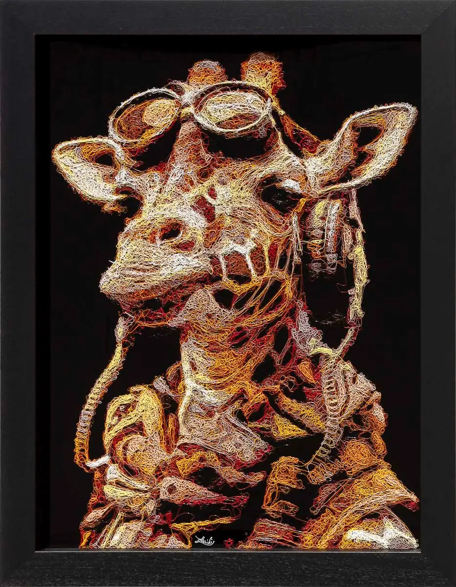 Jenga - Original - SOLD by artist Zalini - Wyecliffe Galleries