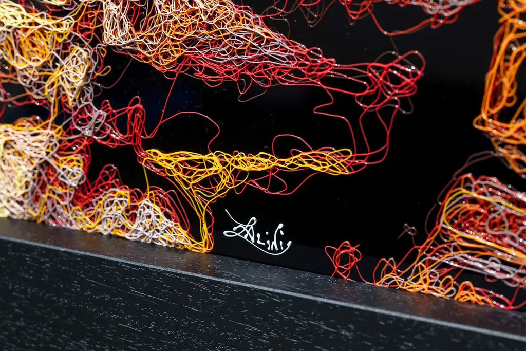 Jenga - Original - SOLD by artist Zalini - Wyecliffe Galleries