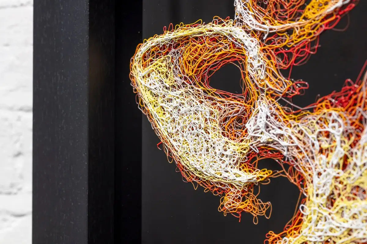 Jenga - Original - SOLD by artist Zalini - Wyecliffe Galleries