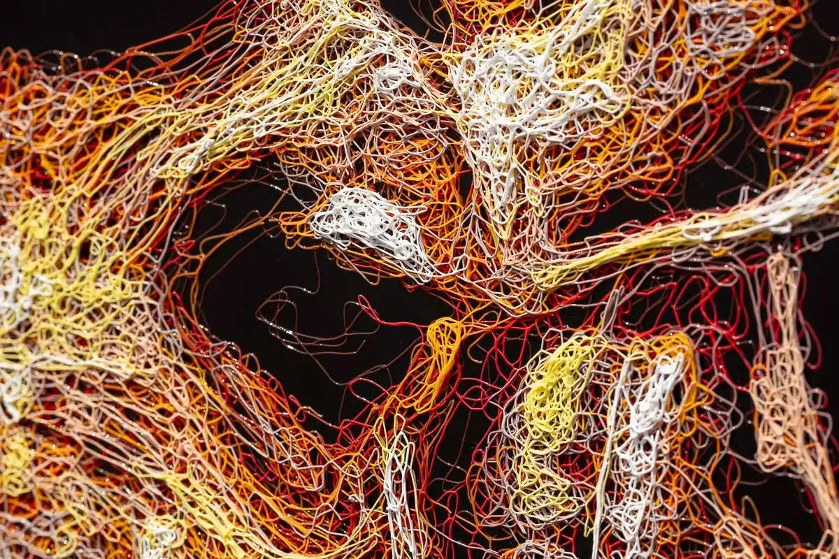 Jenga - Original - SOLD by artist Zalini - Wyecliffe Galleries