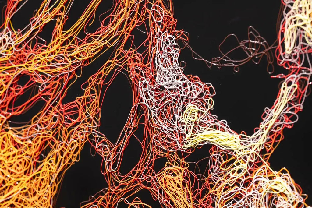 Jenga - Original - SOLD by artist Zalini - Wyecliffe Galleries