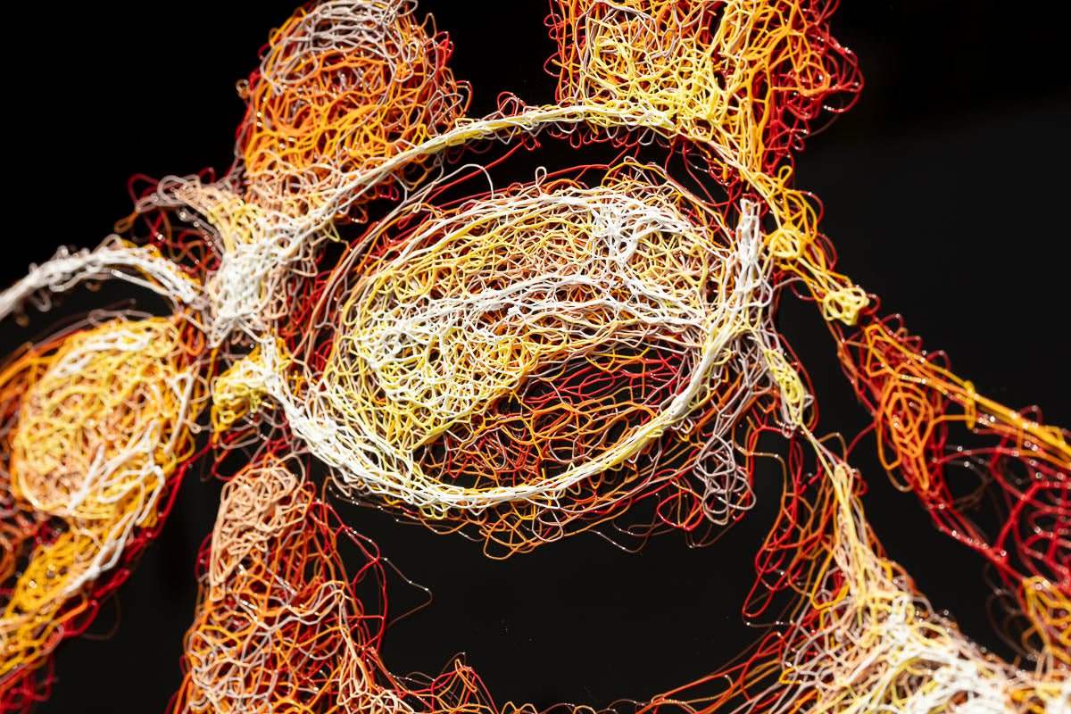 Jenga - Original - SOLD by artist Zalini - Wyecliffe Galleries