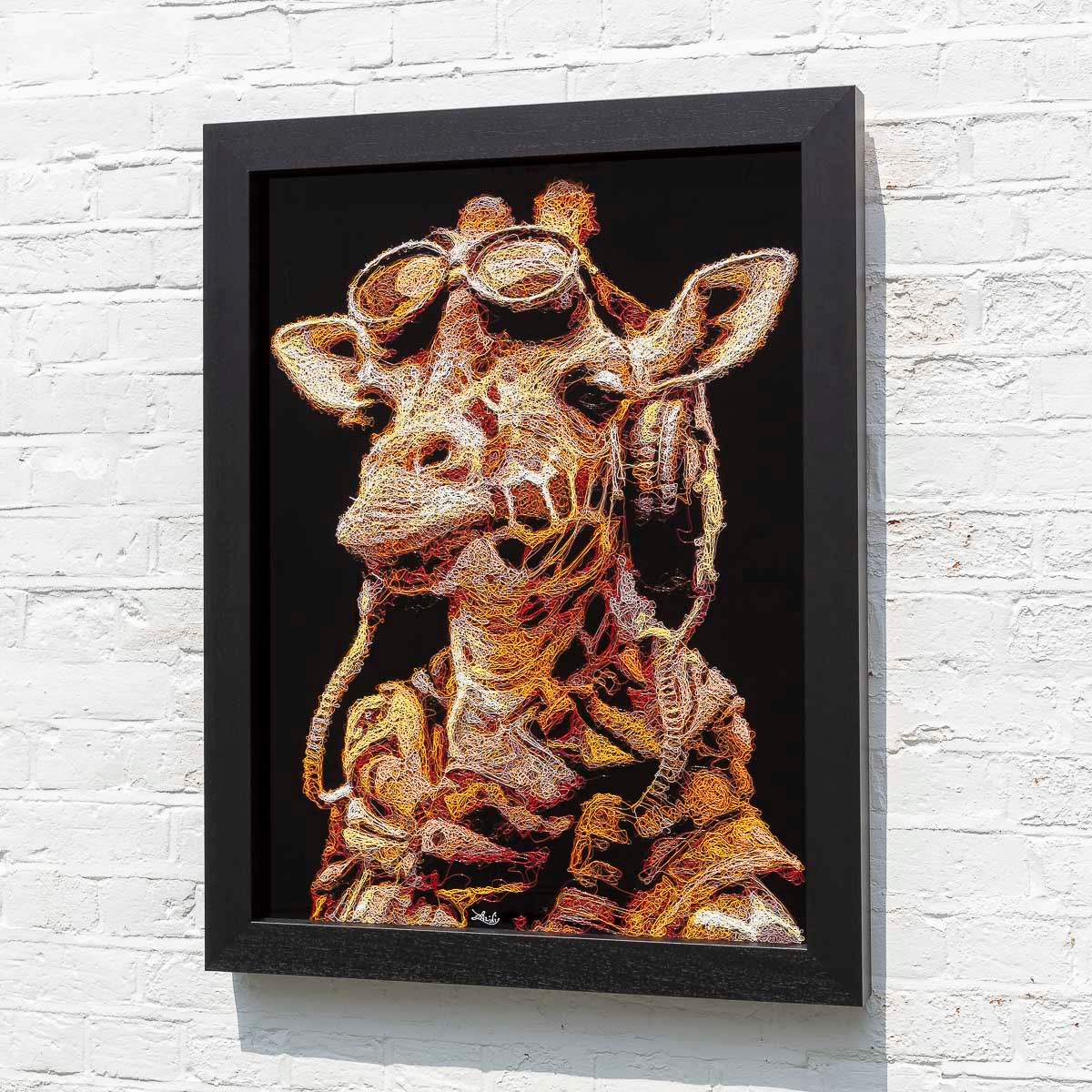 Jenga - Original - SOLD by artist Zalini - Wyecliffe Galleries