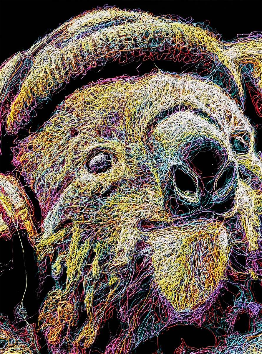 Kizzme - Original - SOLD by artist Zalini - Wyecliffe Galleries