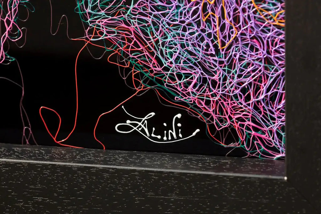 Kizzme - Original - SOLD by artist Zalini - Wyecliffe Galleries