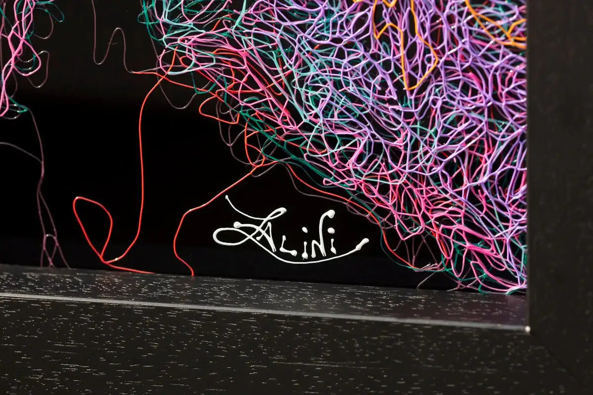 Kizzme - Original - SOLD by artist Zalini - Wyecliffe Galleries