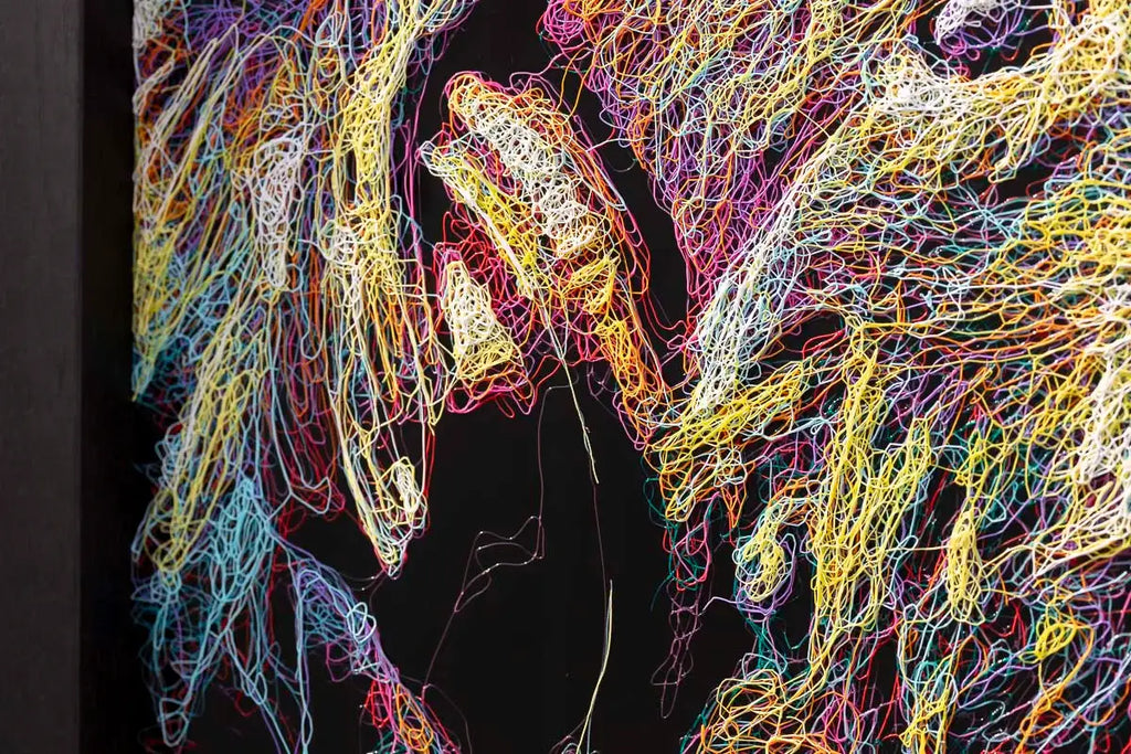 Kizzme - Original - SOLD by artist Zalini - Wyecliffe Galleries