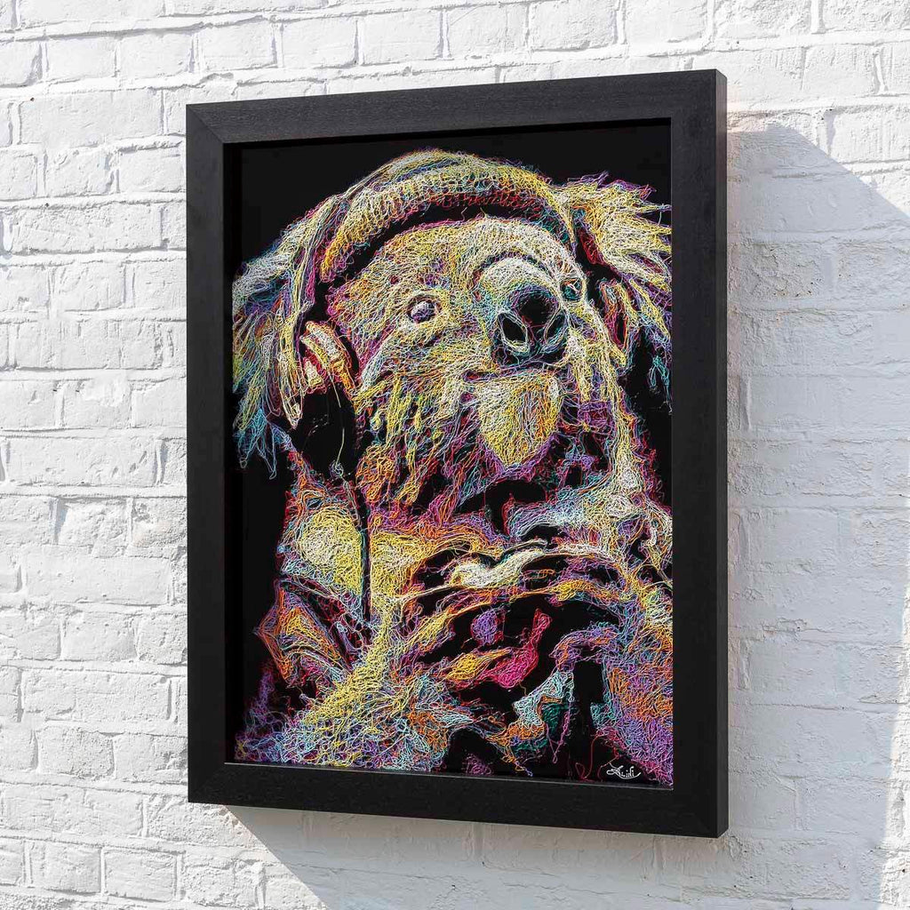 Kizzme - Original - SOLD by artist Zalini - Wyecliffe Galleries