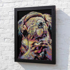 Kizzme - Original - SOLD by artist Zalini - Wyecliffe Galleries