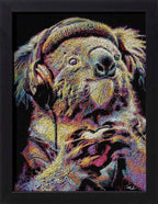 Kizzme - Original - SOLD by artist Zalini - Wyecliffe Galleries