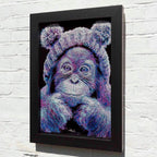 Look At Me - Original - SOLD by artist Zalini - Wyecliffe Galleries