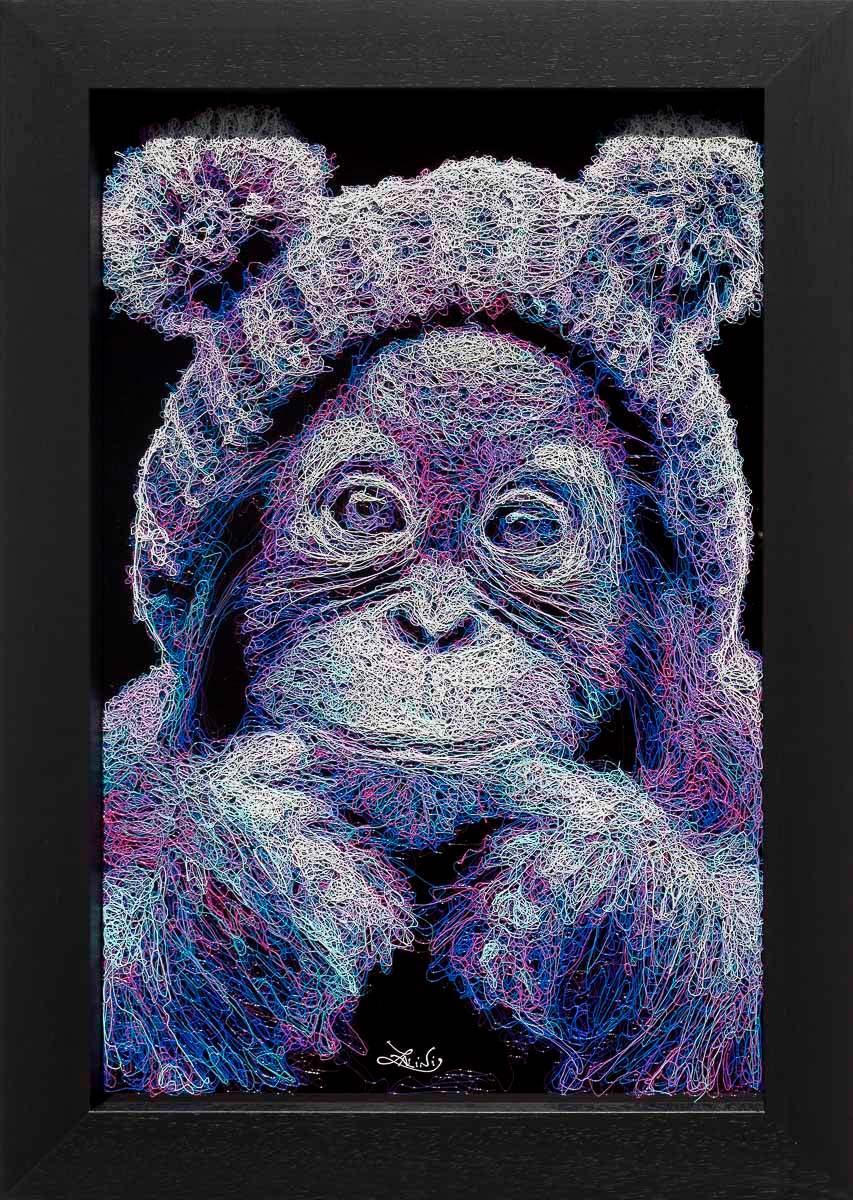 Look At Me - Original - SOLD by artist Zalini - Wyecliffe Galleries