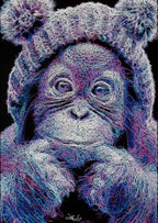 Look At Me - Original - SOLD by artist Zalini - Wyecliffe Galleries