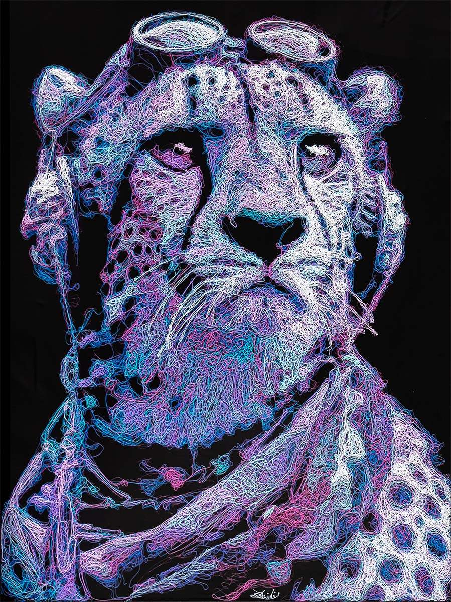 Lumin - Original - SOLD by artist Zalini - Wyecliffe Galleries