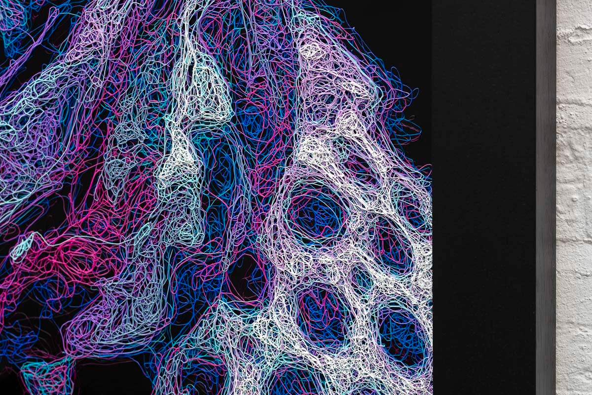 Lumin - Original - SOLD by artist Zalini - Wyecliffe Galleries