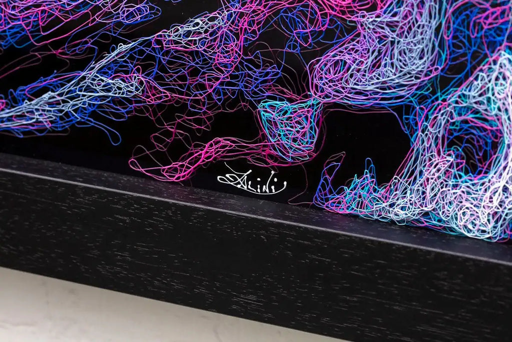 Lumin - Original - SOLD by artist Zalini - Wyecliffe Galleries