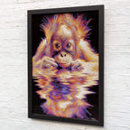 Monkey Sea - Original - SOLD by artist Zalini - Wyecliffe Galleries