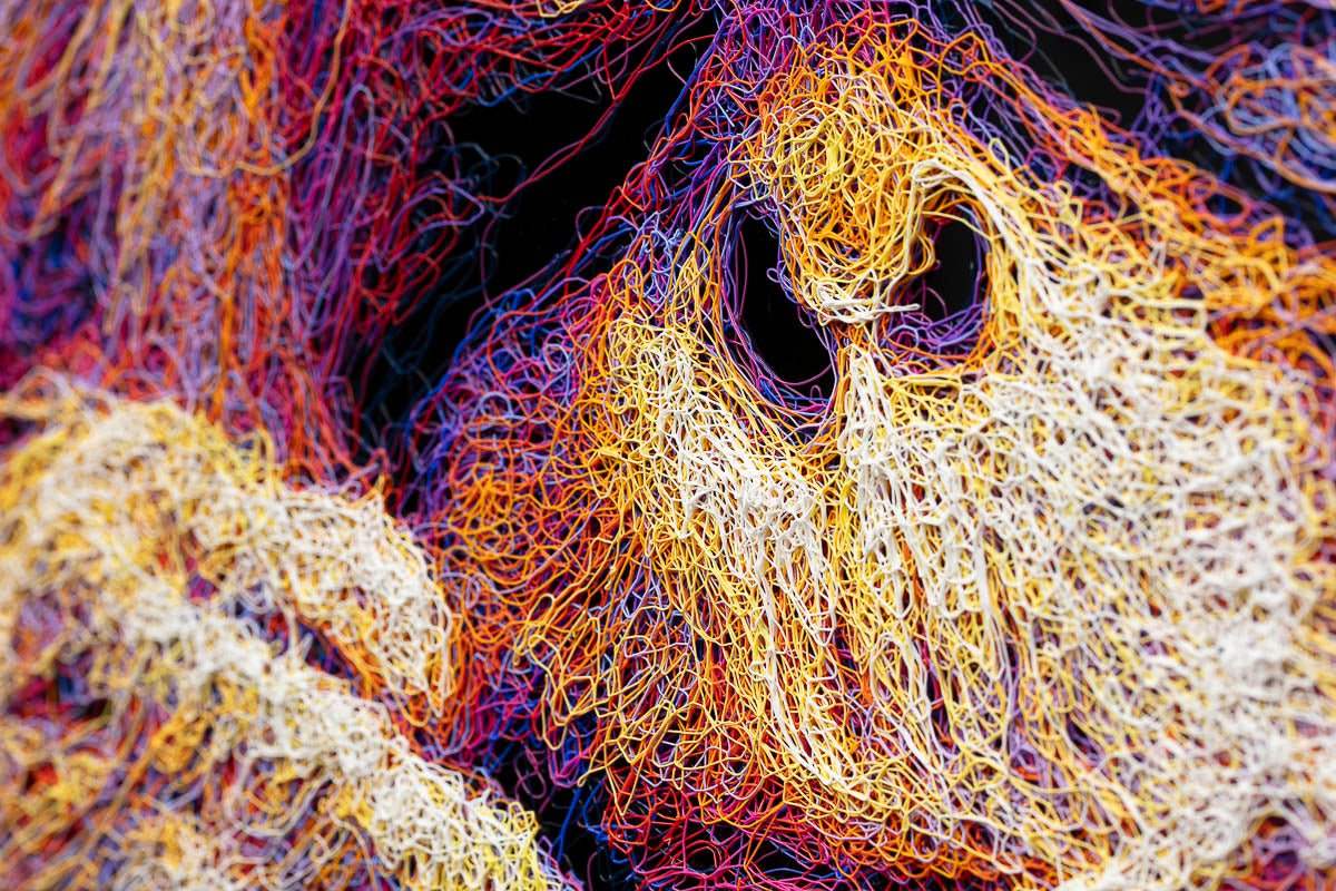 Monkey Sea - Original - SOLD by artist Zalini - Wyecliffe Galleries