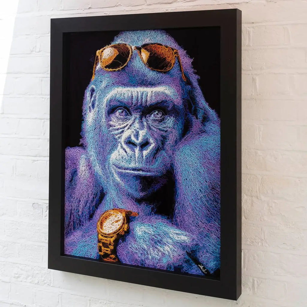 Mr Business - Original - SOLD by artist Zalini - Wyecliffe Galleries