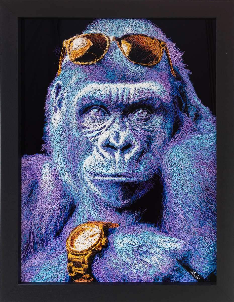 Mr Business - Original - SOLD by artist Zalini - Wyecliffe Galleries