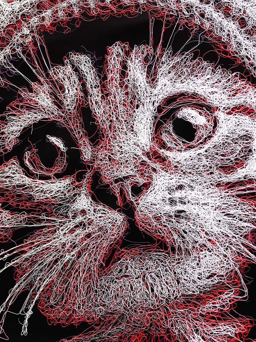 Poker Face - Original - SOLD by artist Zalini - Wyecliffe Galleries