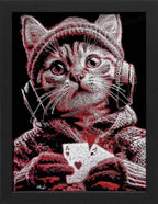 Poker Face - Original - SOLD by artist Zalini - Wyecliffe Galleries