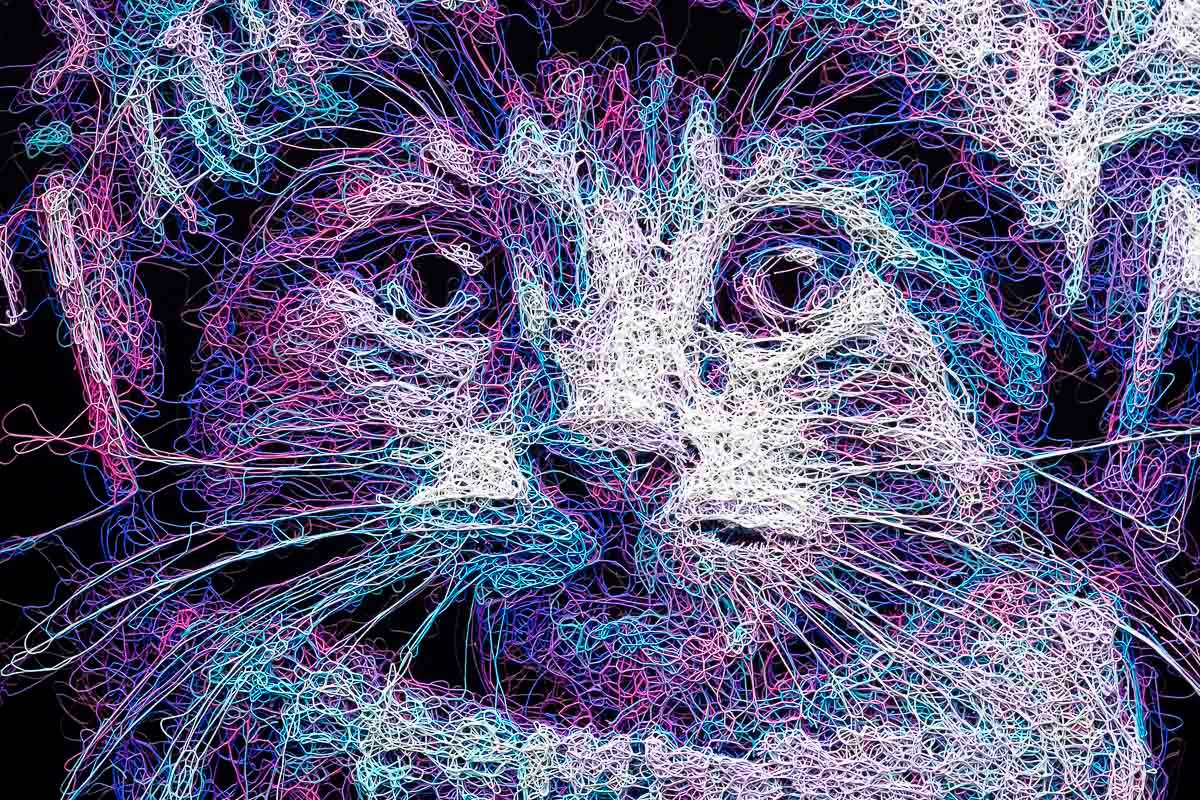 Scamp - Original - SOLD by artist Zalini - Wyecliffe Galleries