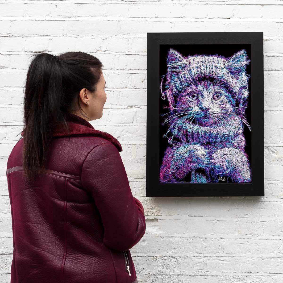 Scamp - Original - SOLD by artist Zalini - Wyecliffe Galleries