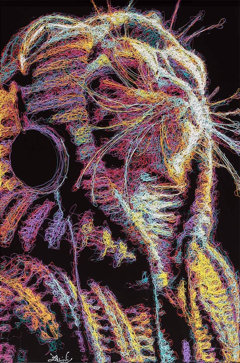 Shine - Original - SOLD by artist Zalini - Wyecliffe Galleries